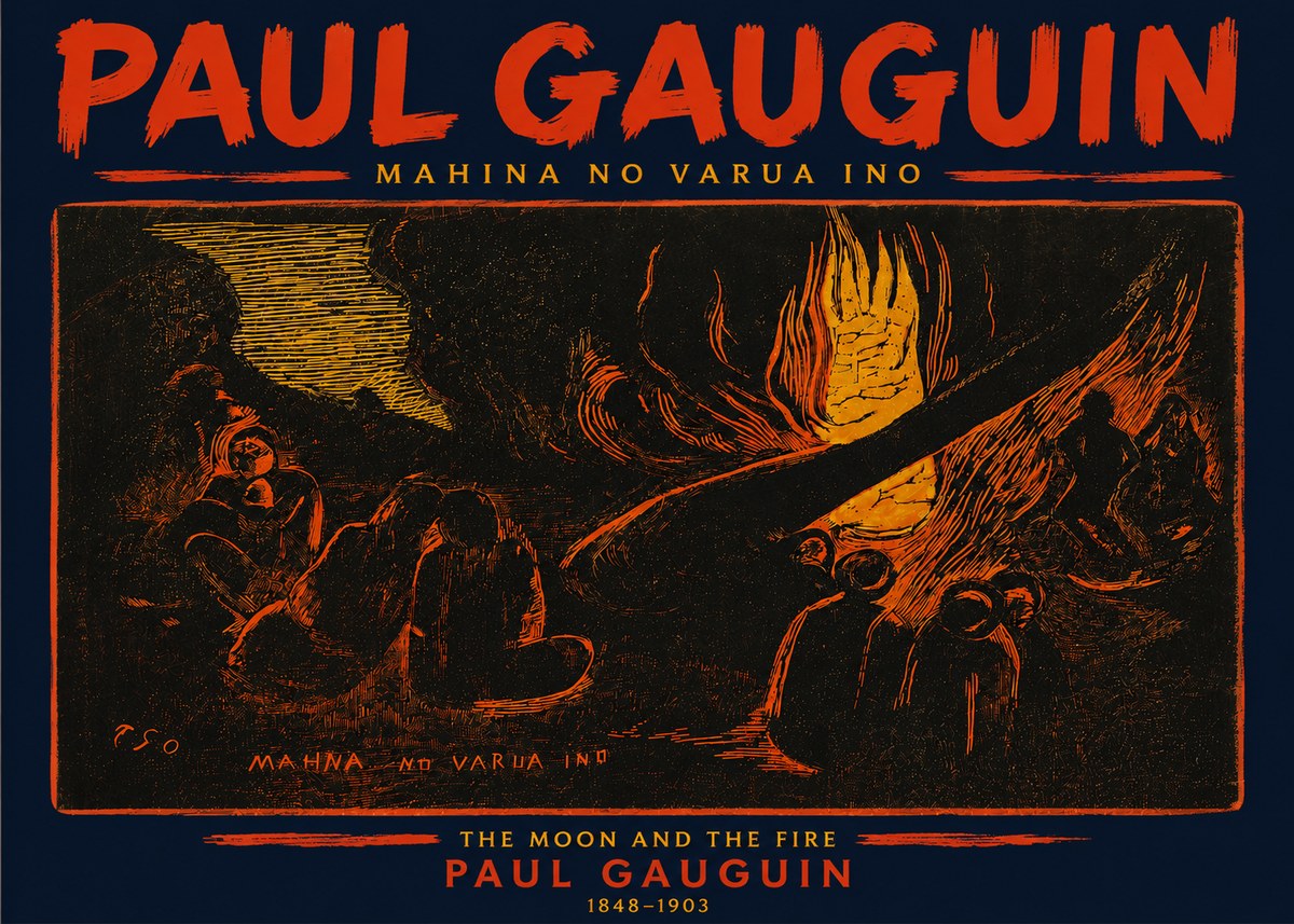 Paul Gauguin Mahina No Varua Ino No4 - Póster