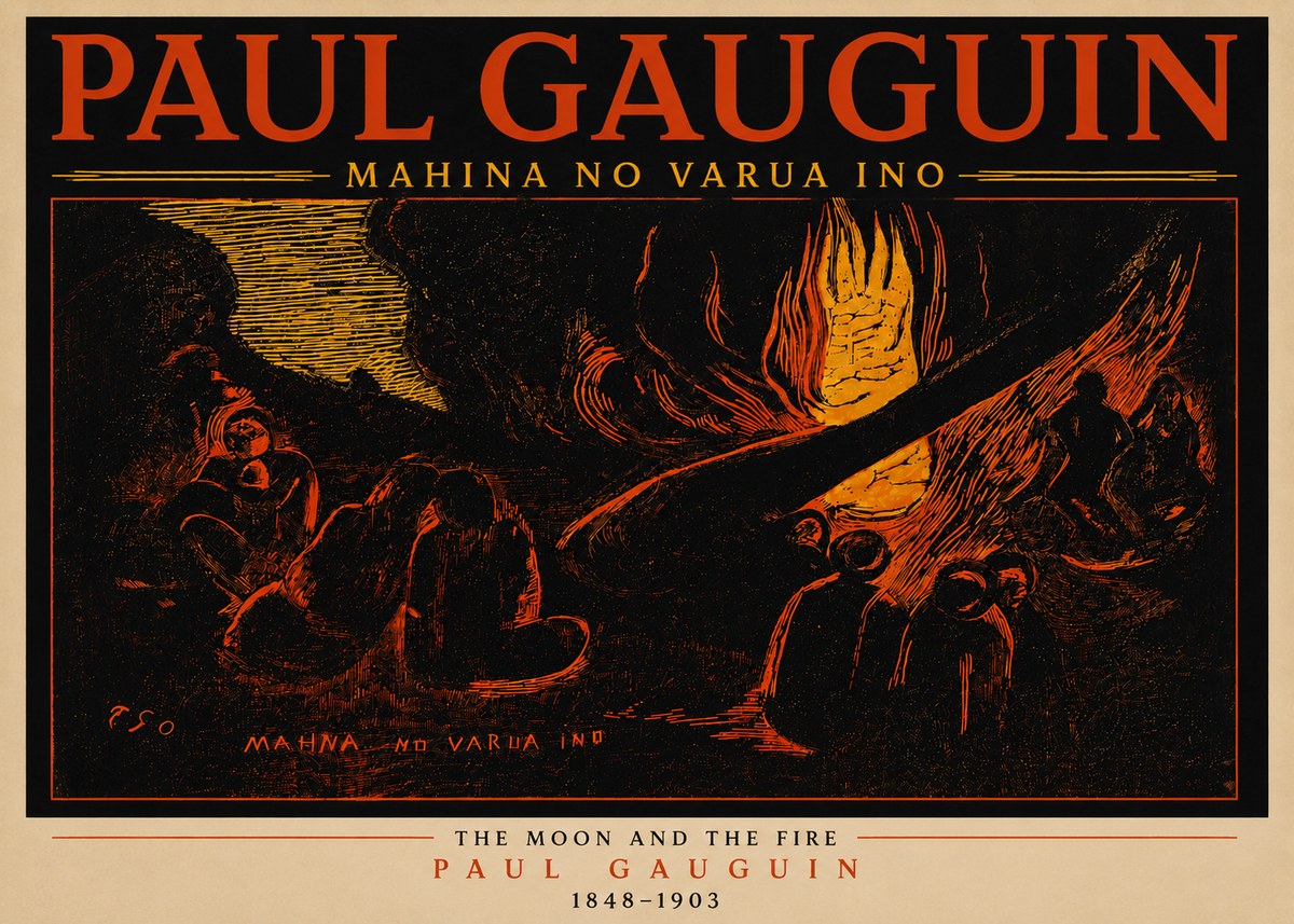 Paul Gauguin Mahina No Varua Ino No5 - Póster