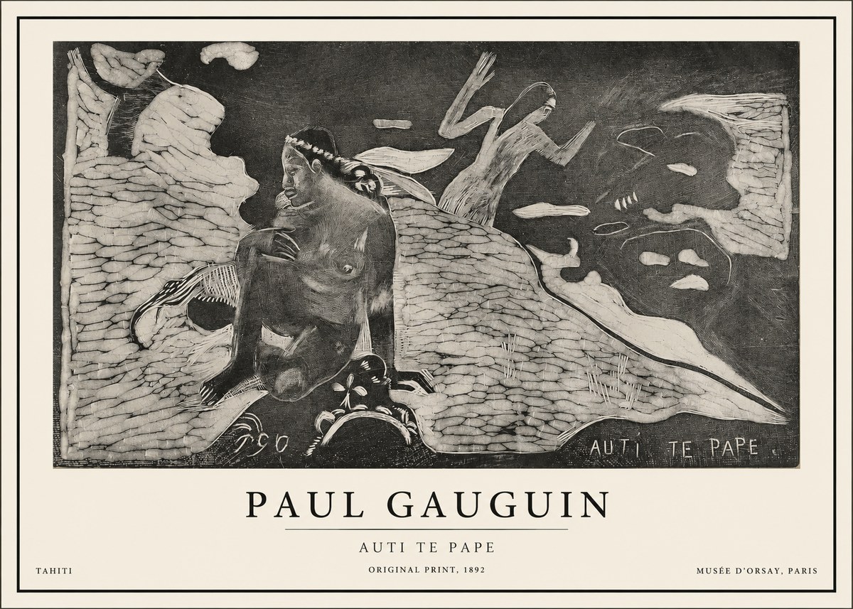 Paul Gauguin Auti Te Pape No1 - Póster