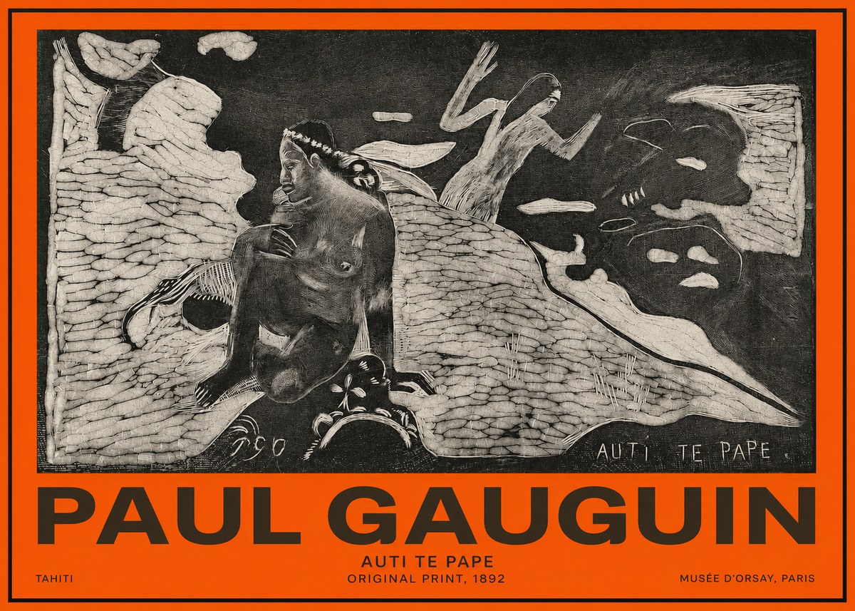 Paul Gauguin Auti Te Pape No2 - Póster
