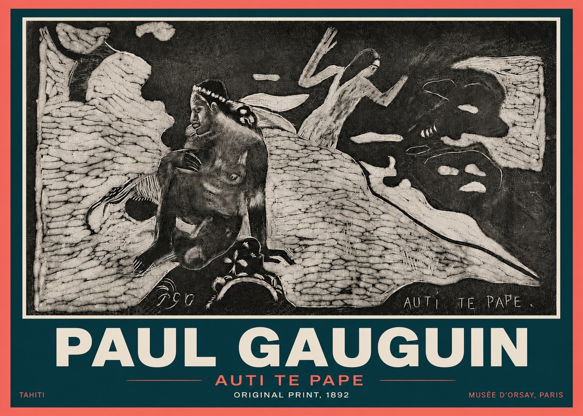Paul Gauguin Auti Te Pape No6 - Póster