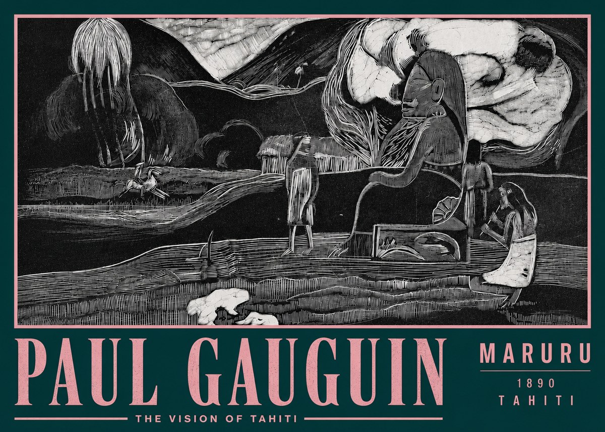 Paul Gauguin Maruru No3 - Póster