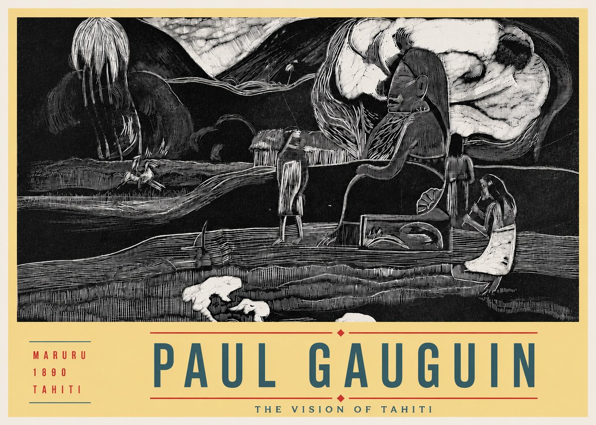 Paul Gauguin Maruru No4 - Póster