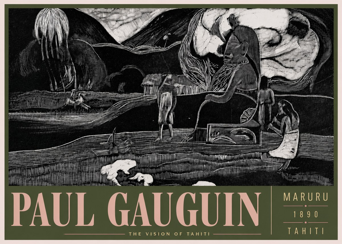 Paul Gauguin Maruru No5 - Póster
