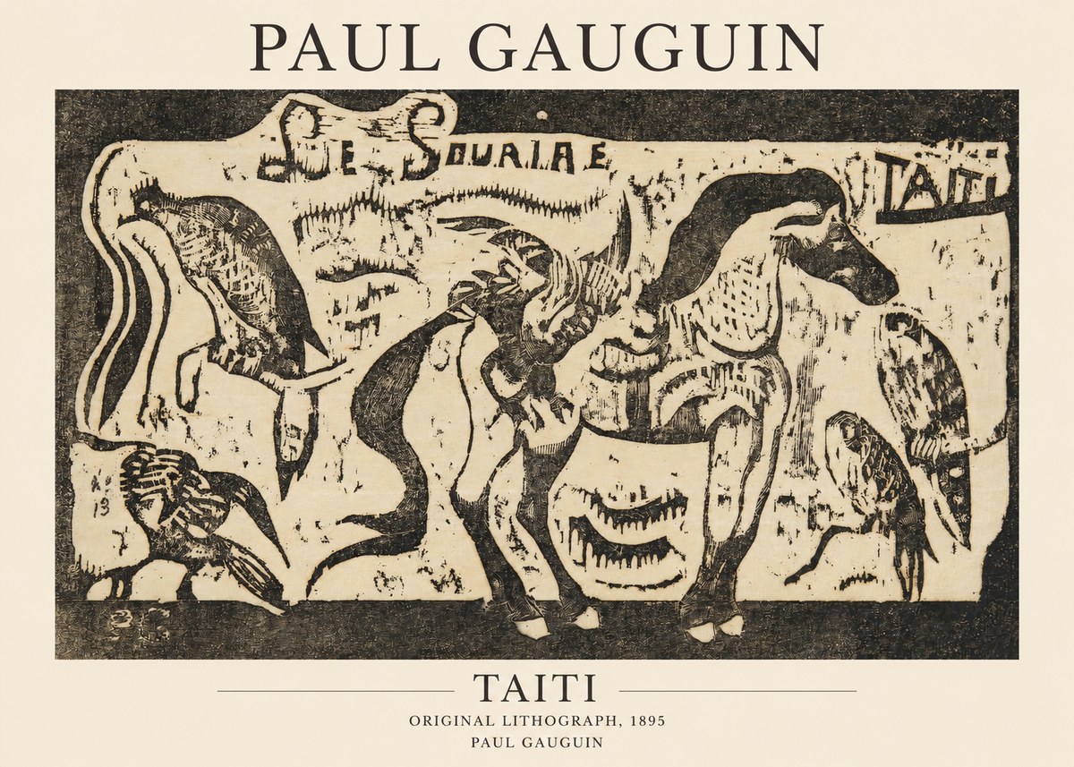 Paul Gauguin Taiti No1 - Póster