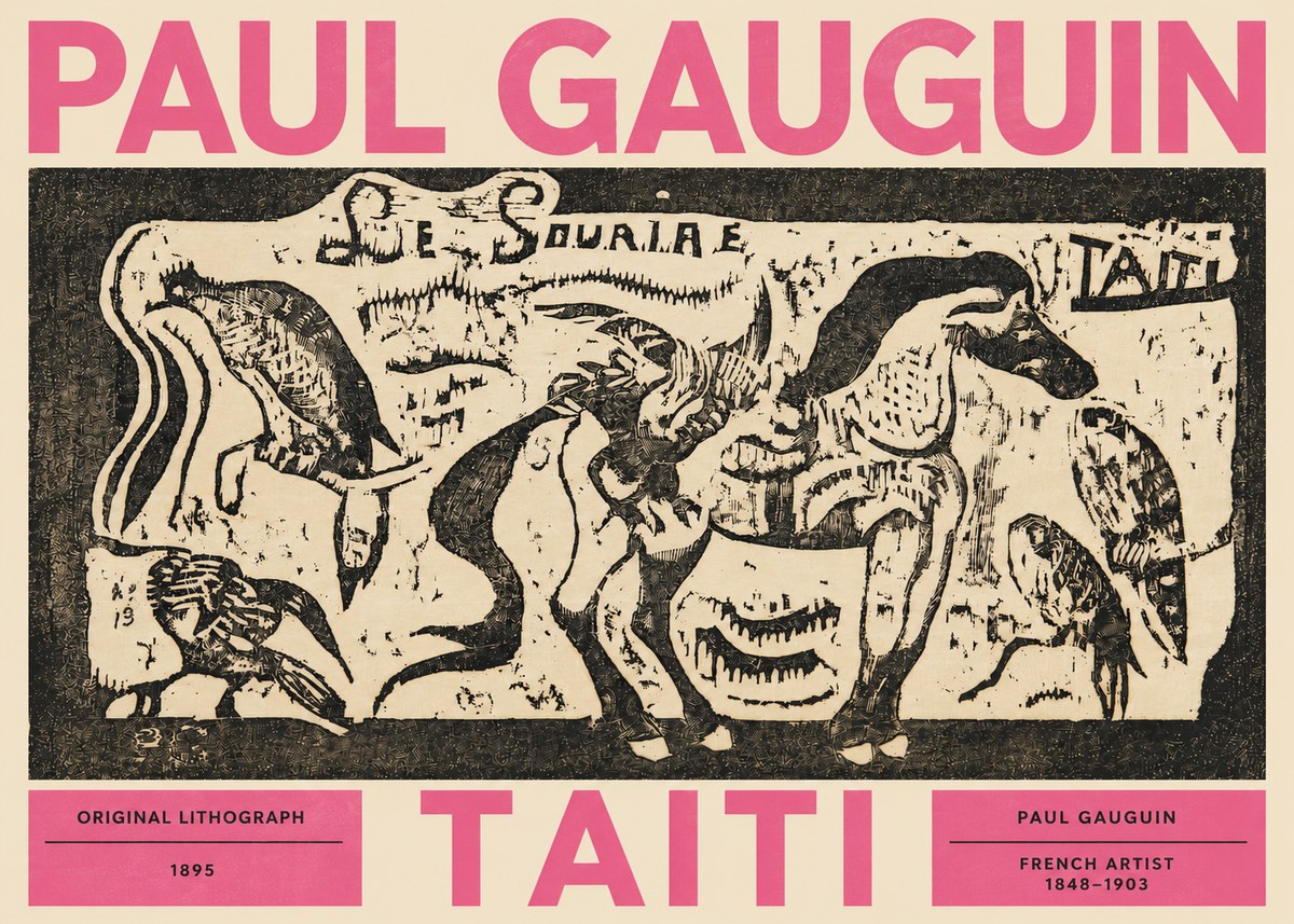 Paul Gauguin Taiti No3 - Póster