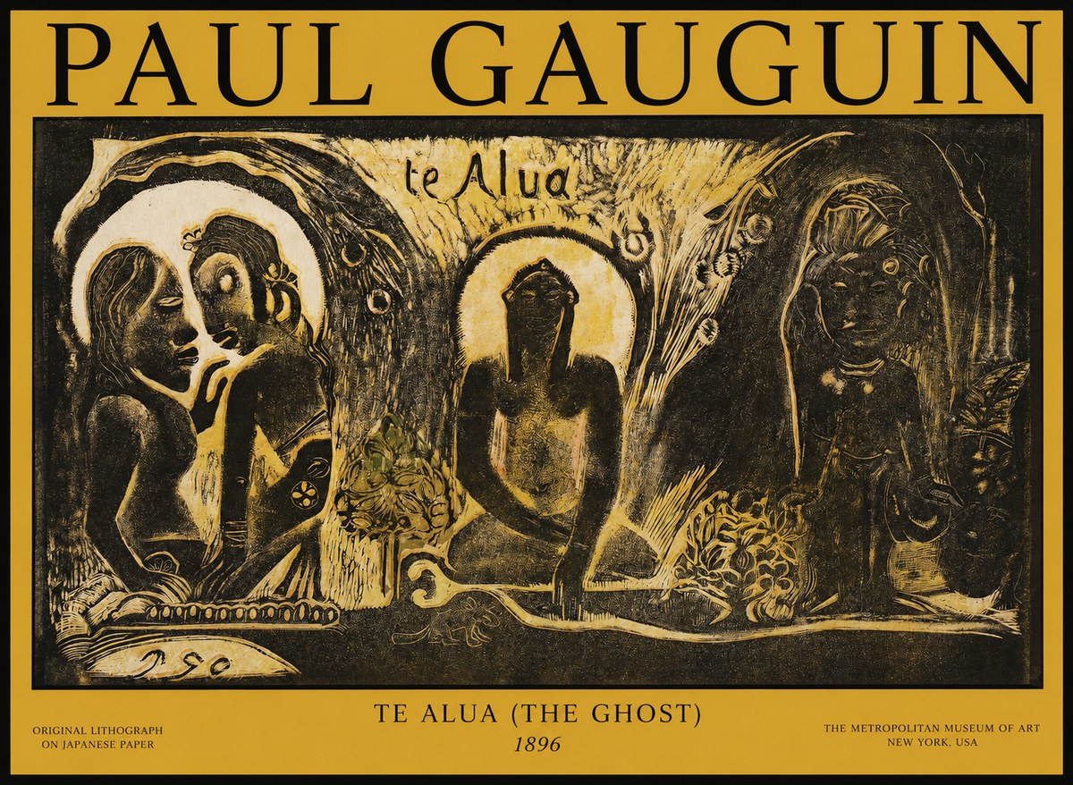 Paul Gauguin Te Alua (the Ghost) No1 - Póster