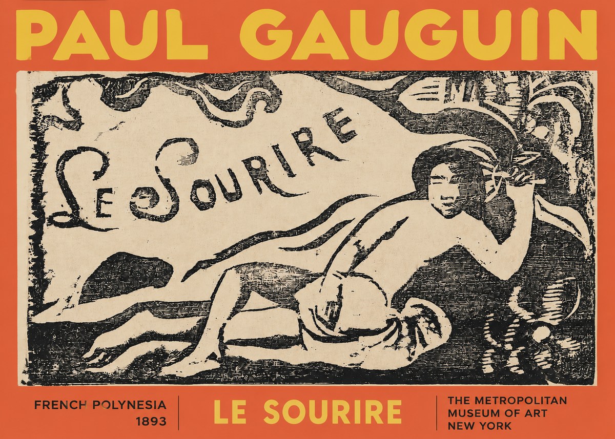 Paul Gauguin Le Sourire No2 - Póster