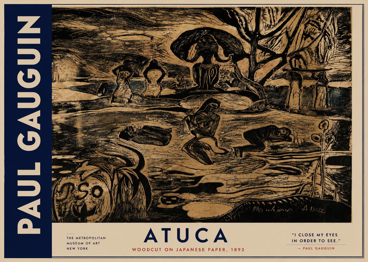 Paul Gauguin Atuca No3 - Póster