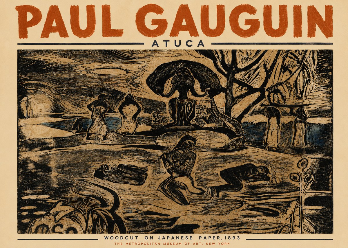 Paul Gauguin Atuca No4 - Póster