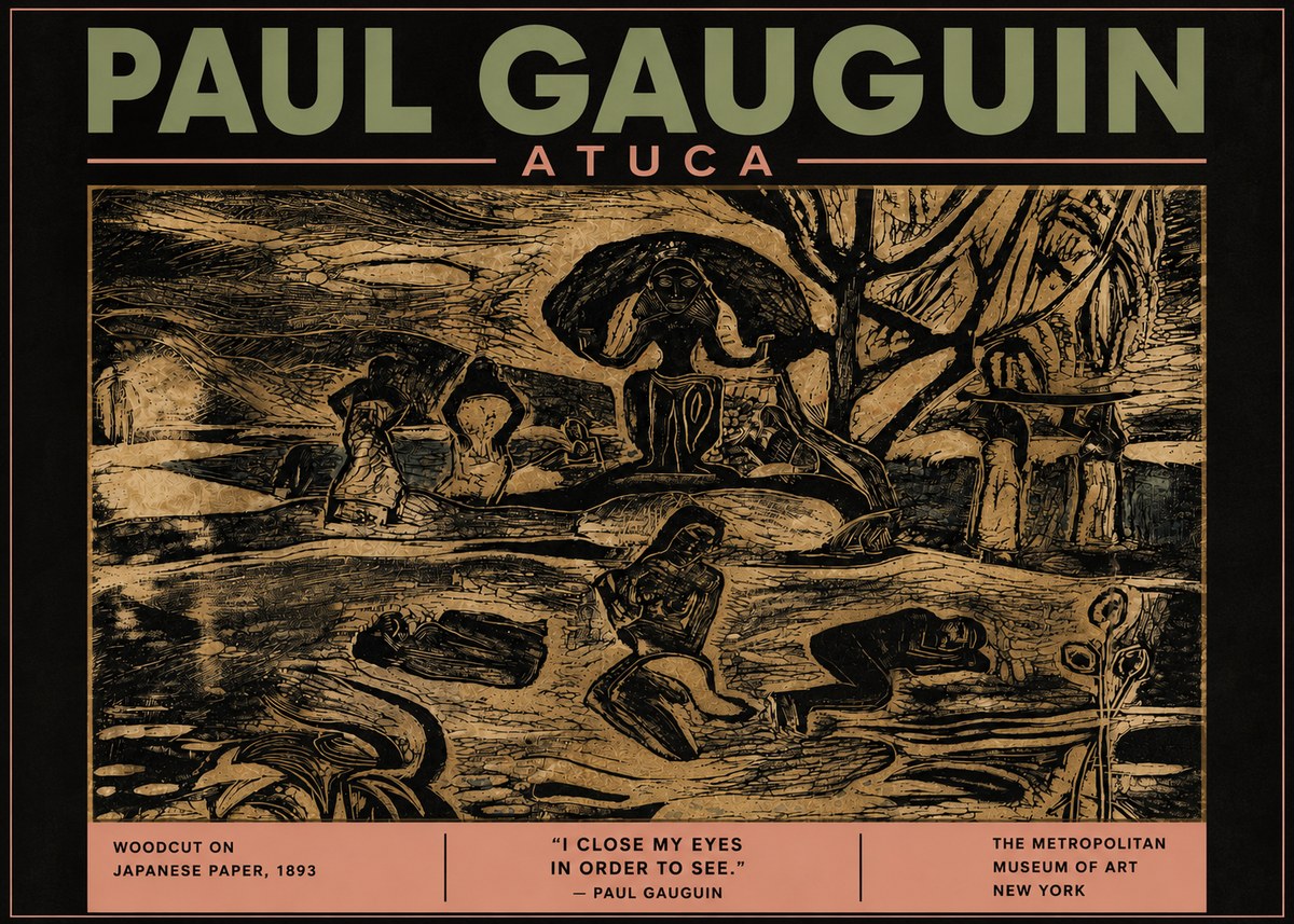 Paul Gauguin Atuca No5 - Póster