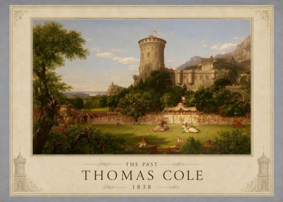 Thomas Cole The Past No1 - Póster