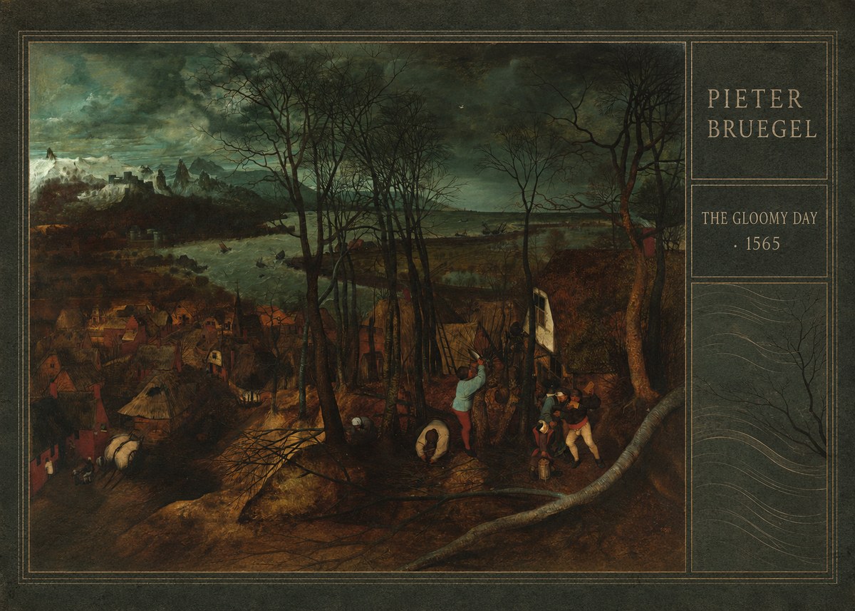 Pieter Bruegel The Gloomy Day No4 - Póster