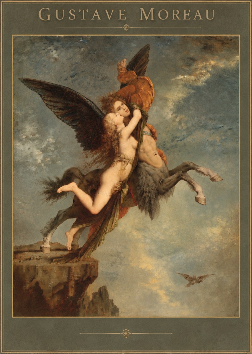 Gustave Moreau The Chimaera No2 - Póster