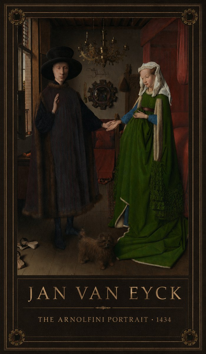 Jan van Eyck The Arnolfini Portrait I No1 - Póster