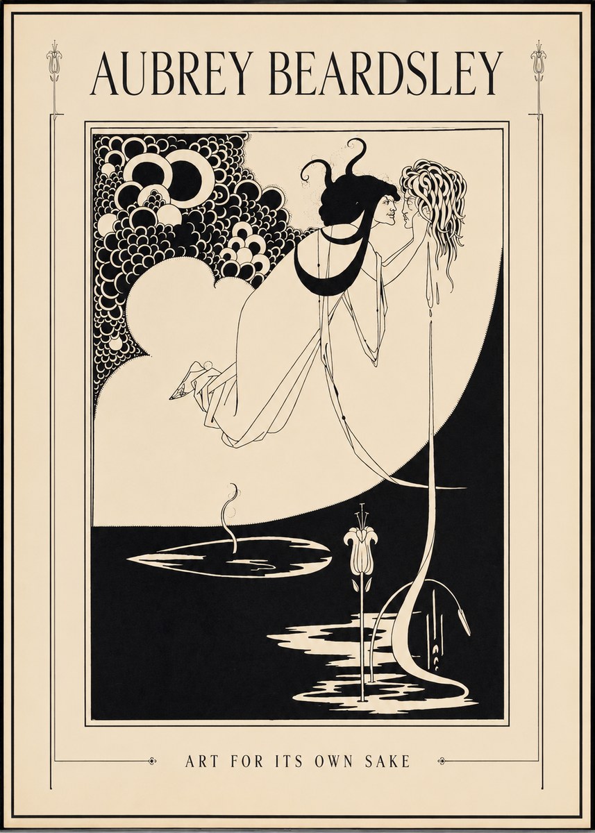 Aubrey Beardsley Art for Its Own Sake No1 - Póster
