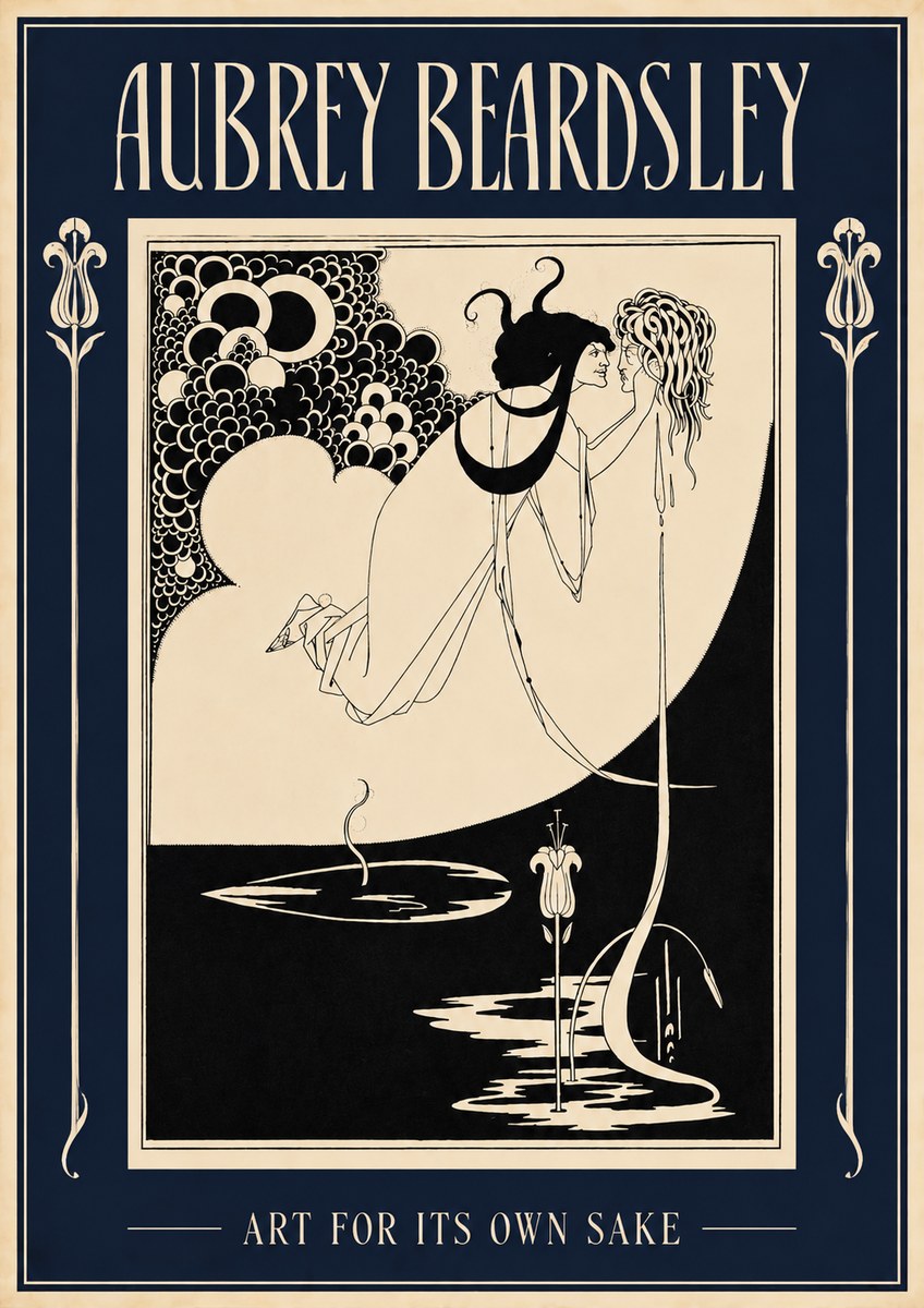 Aubrey Beardsley Art for Its Own Sake No2 - Póster