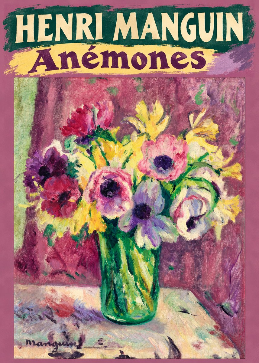 Henri Manguin Anémones No4 - Póster