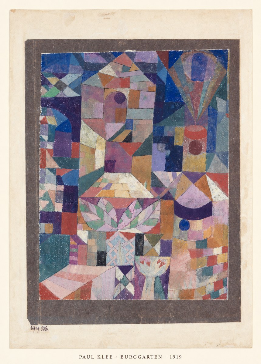 Paul Klee Burggarten No6 - Póster