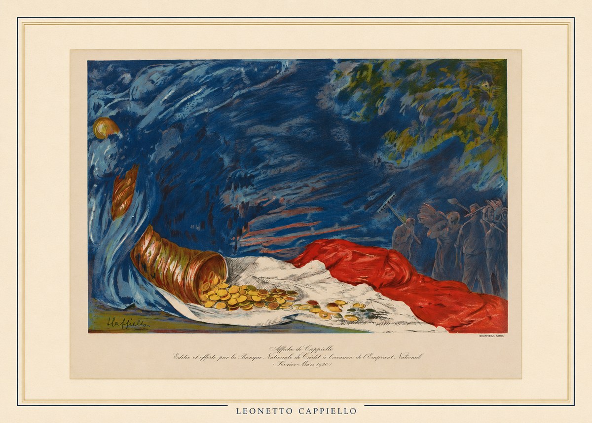 Leonetto Cappiello Emprunt National No4 - Póster