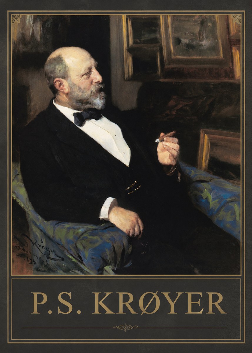 P.S. Krøyer Self-portrait I No1 - Póster