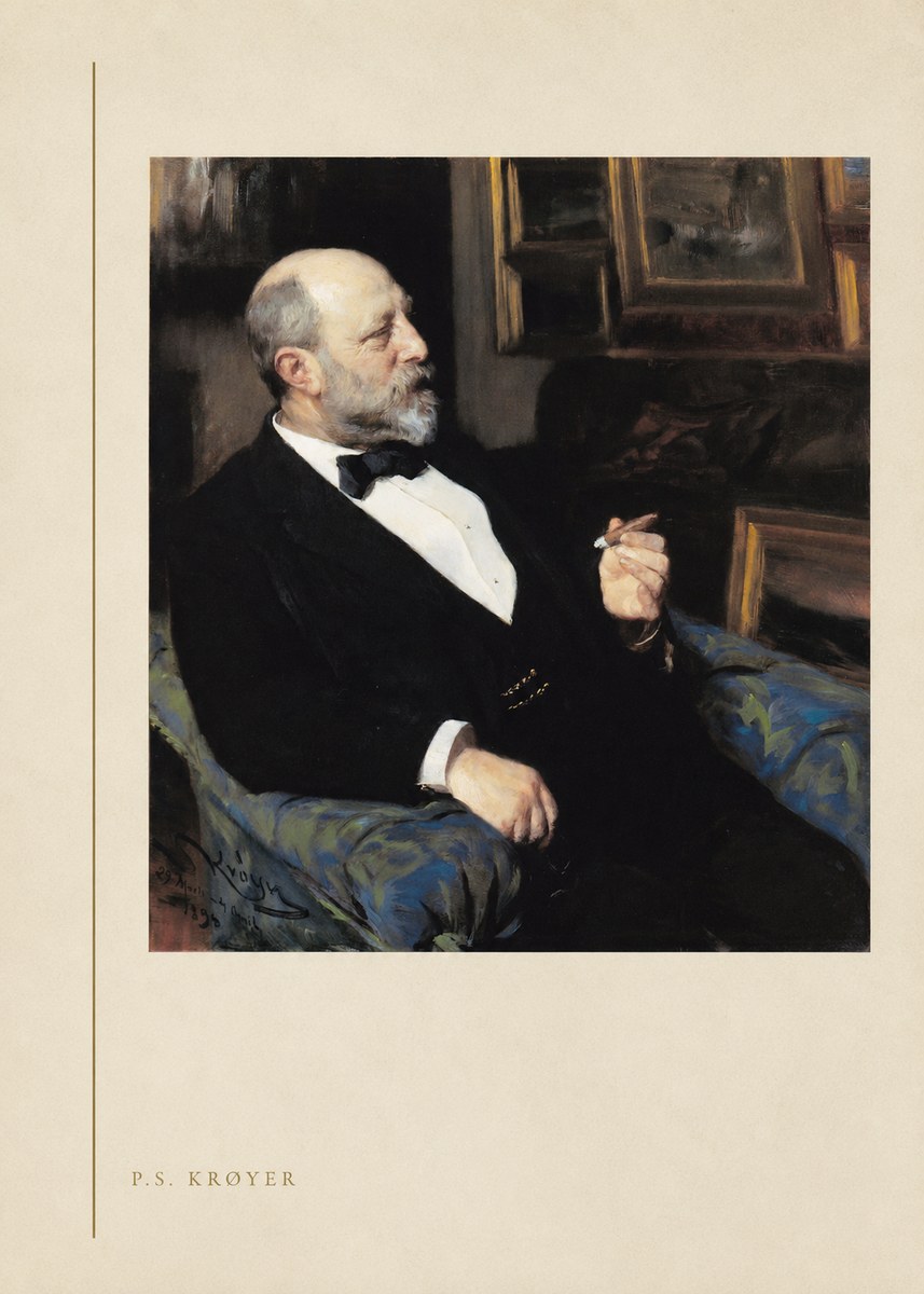 P.S. Krøyer Self-portrait I No2 - Póster
