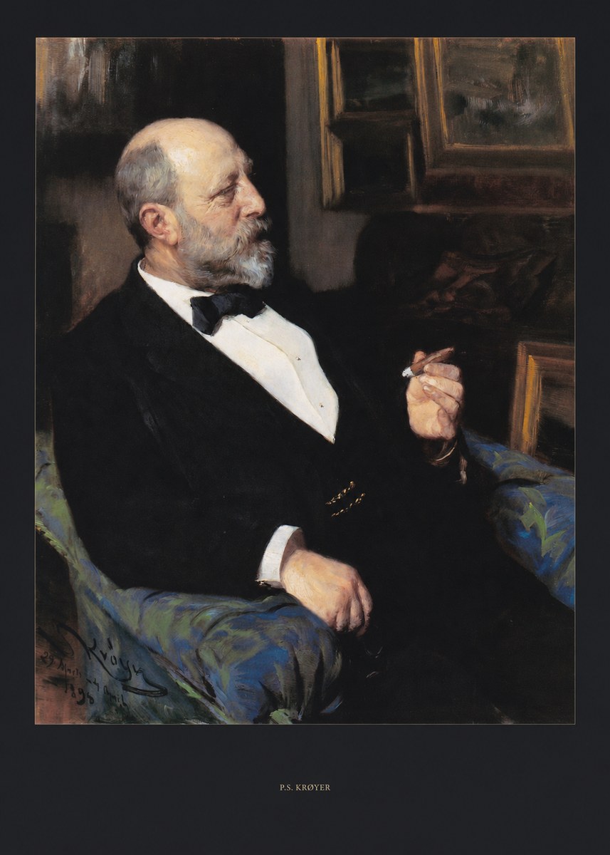 P.S. Krøyer Self-portrait I No6 - Póster