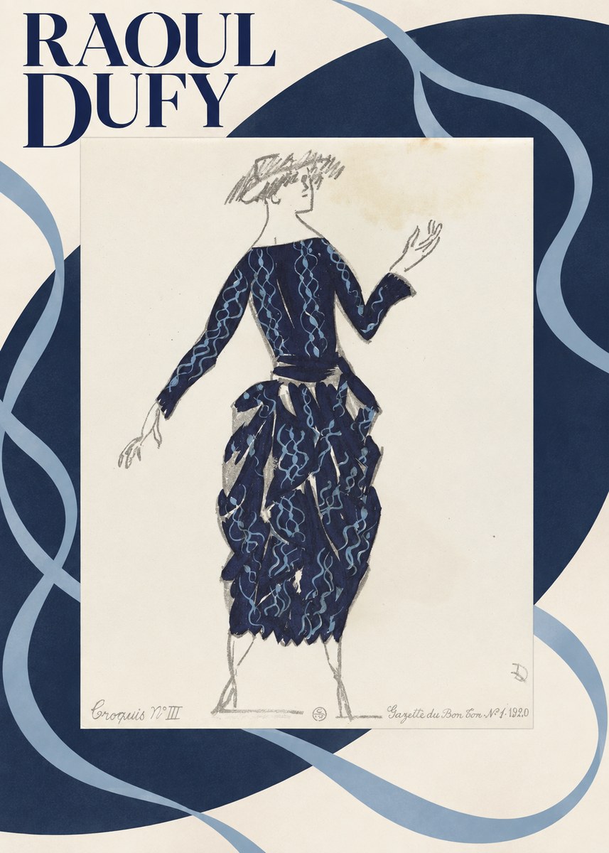 Raoul Dufy Croquis N°iii No6 - Póster