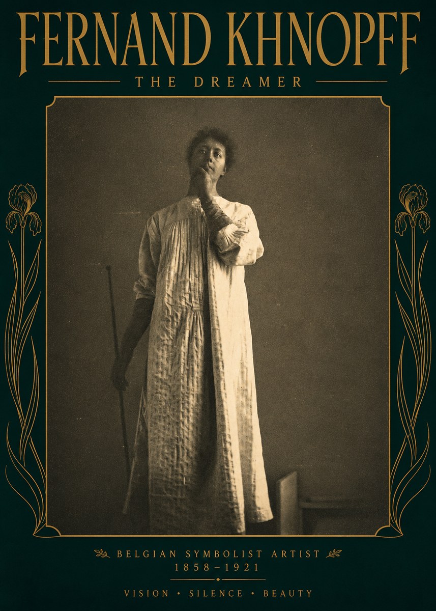 Fernand Khnopff The Dreamer No4 - Póster