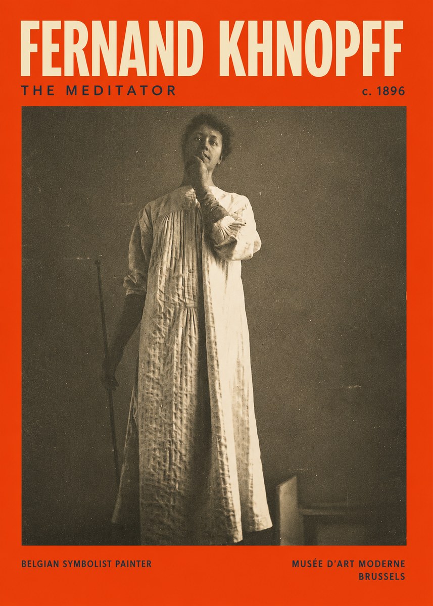 Fernand Khnopff The Dreamer No6 - Póster