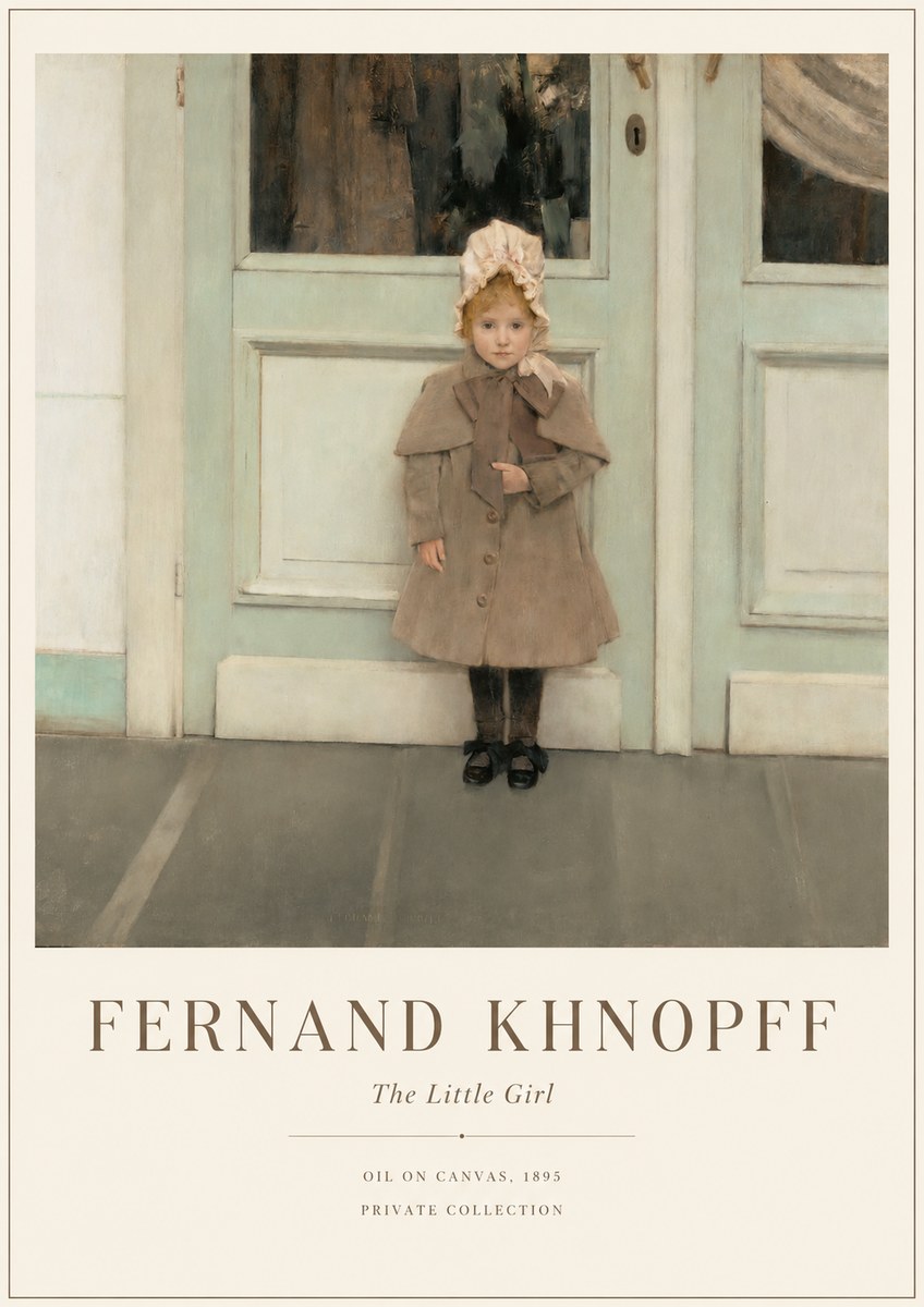 Fernand Khnopff The Little Girl No1 - Póster