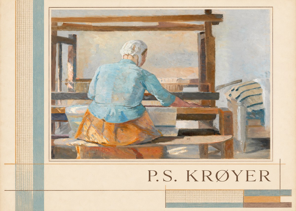 P.S. Krøyer A Weaver No2 - Póster
