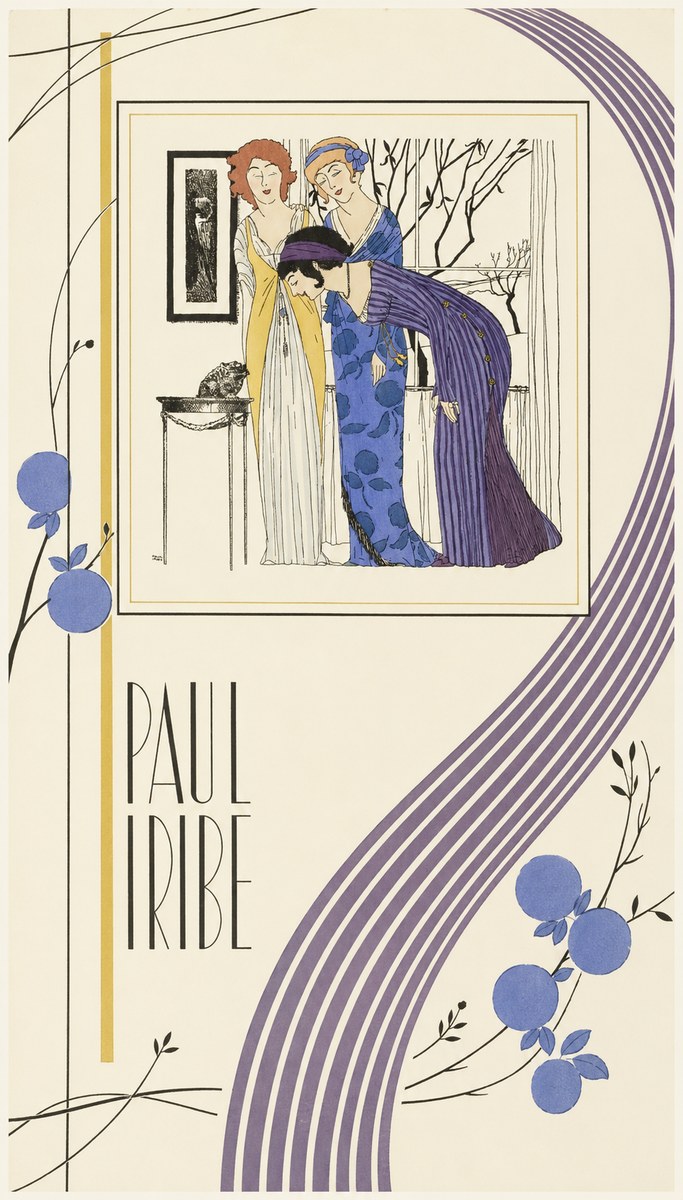 Paul Iribe Three Women and a Frog No6 - Póster