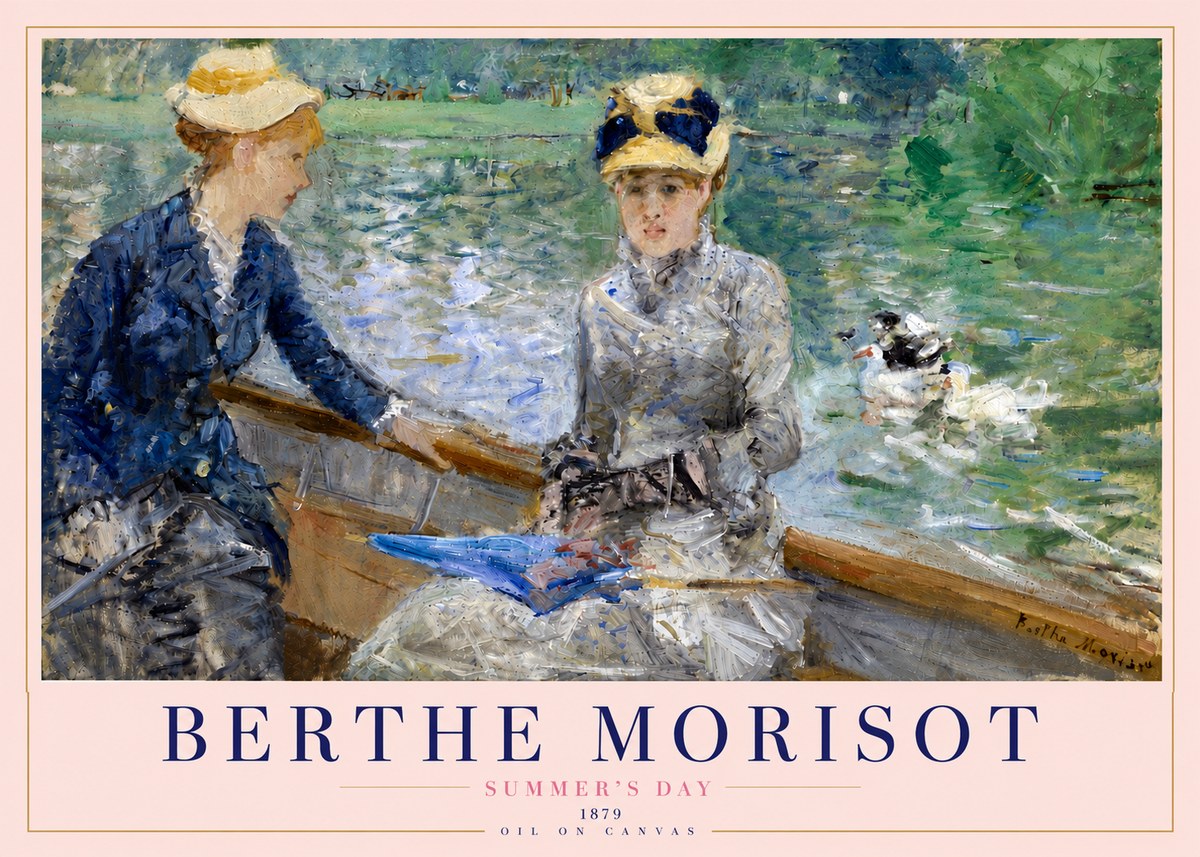 Berthe Morisot Summer's Day No4 - Póster
