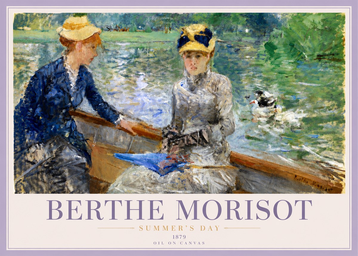 Berthe Morisot Summer's Day No6 - Póster