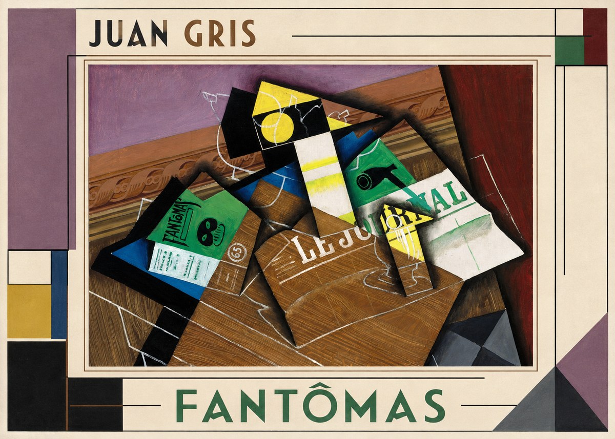 Juan Gris Fantômas I No3 - Póster