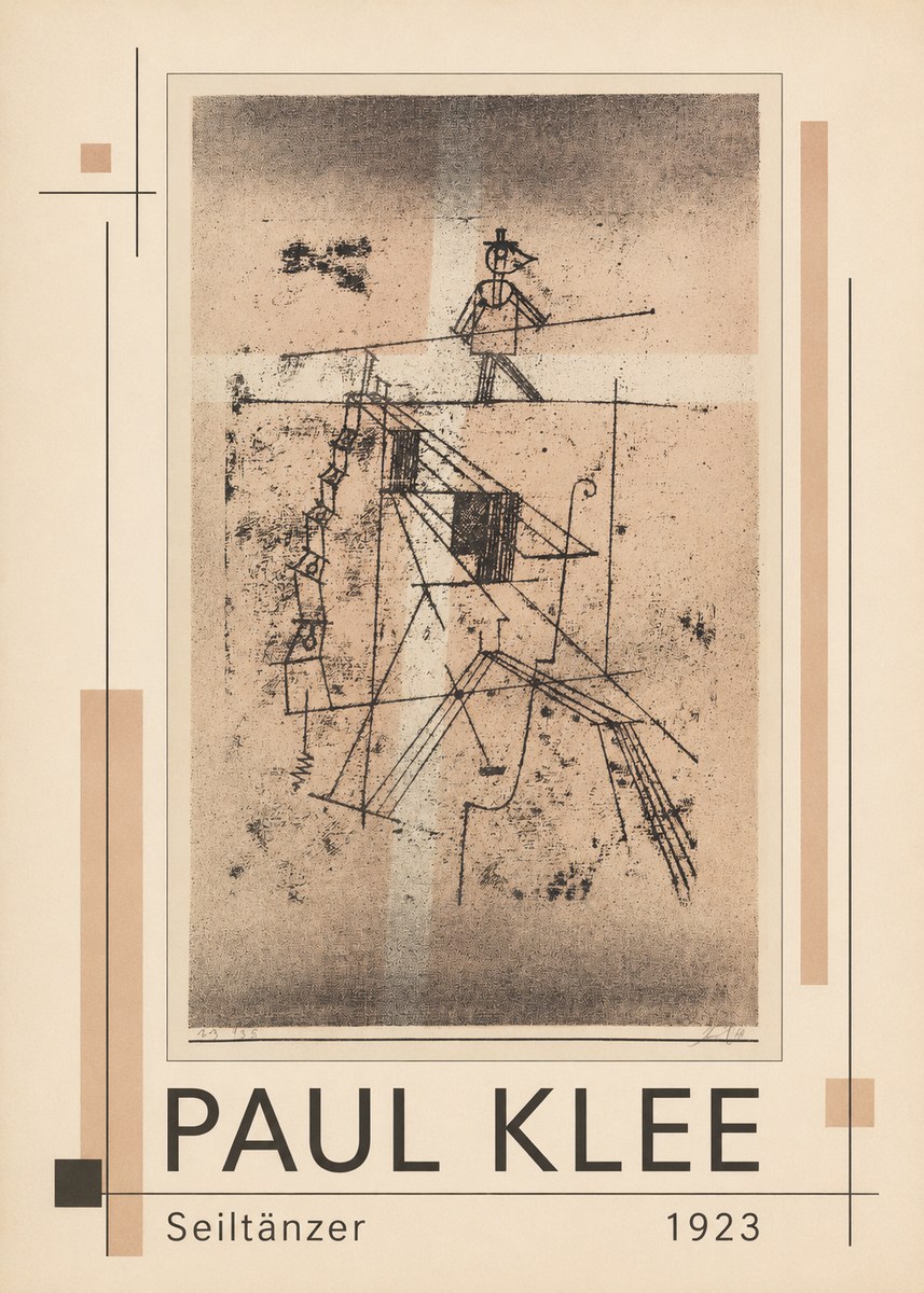 Paul Klee Seiltänzer II No1 - Póster
