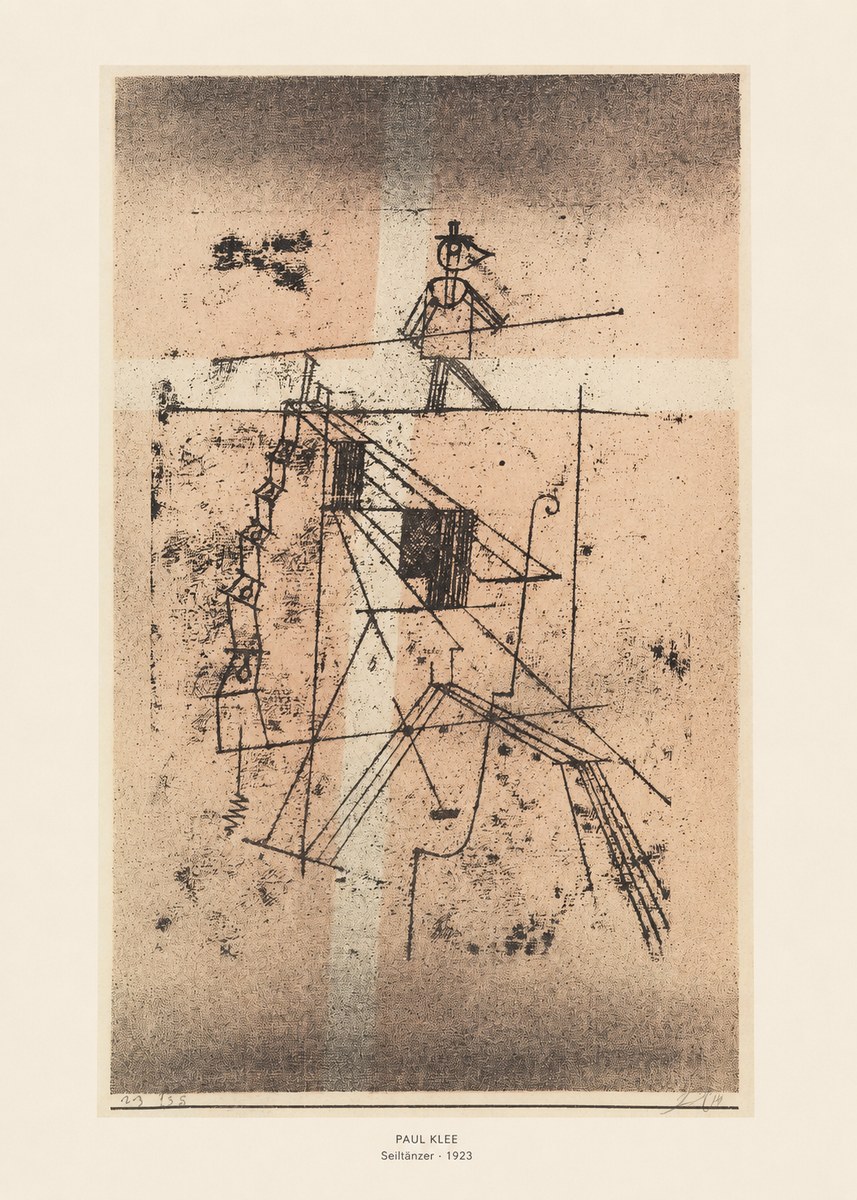 Paul Klee Seiltänzer II No6 - Póster