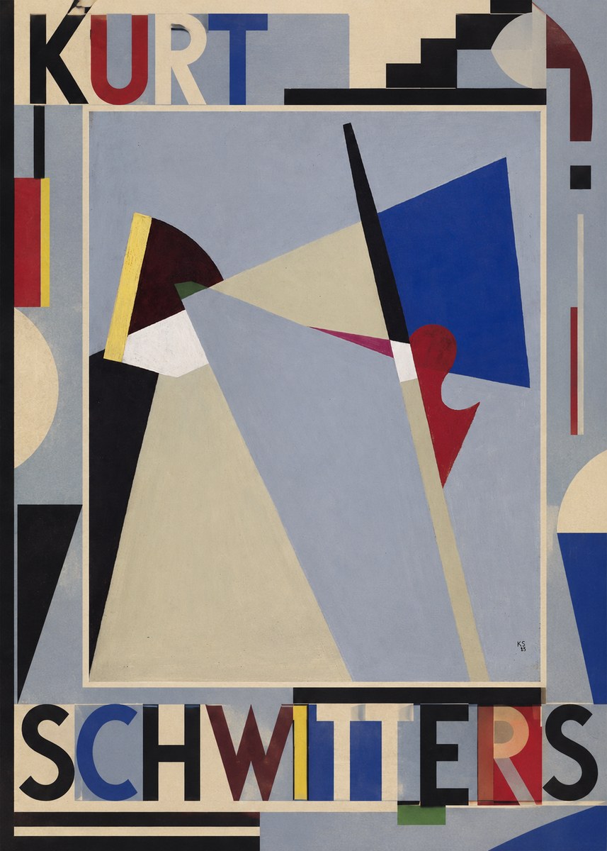 Kurt Schwitters Abstract Composition No5 - Póster