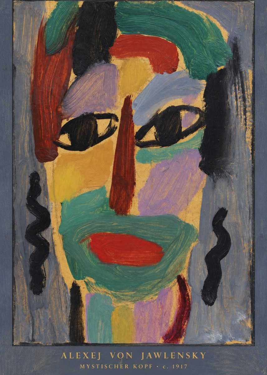 Alexej von Jawlensky Mystischer Kopf No6 - Póster