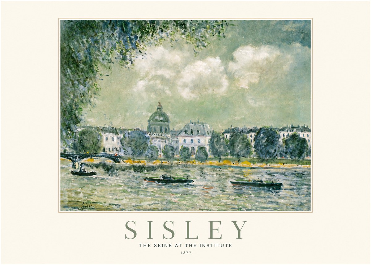 Sisley The Seine at the Institute No1 - Póster