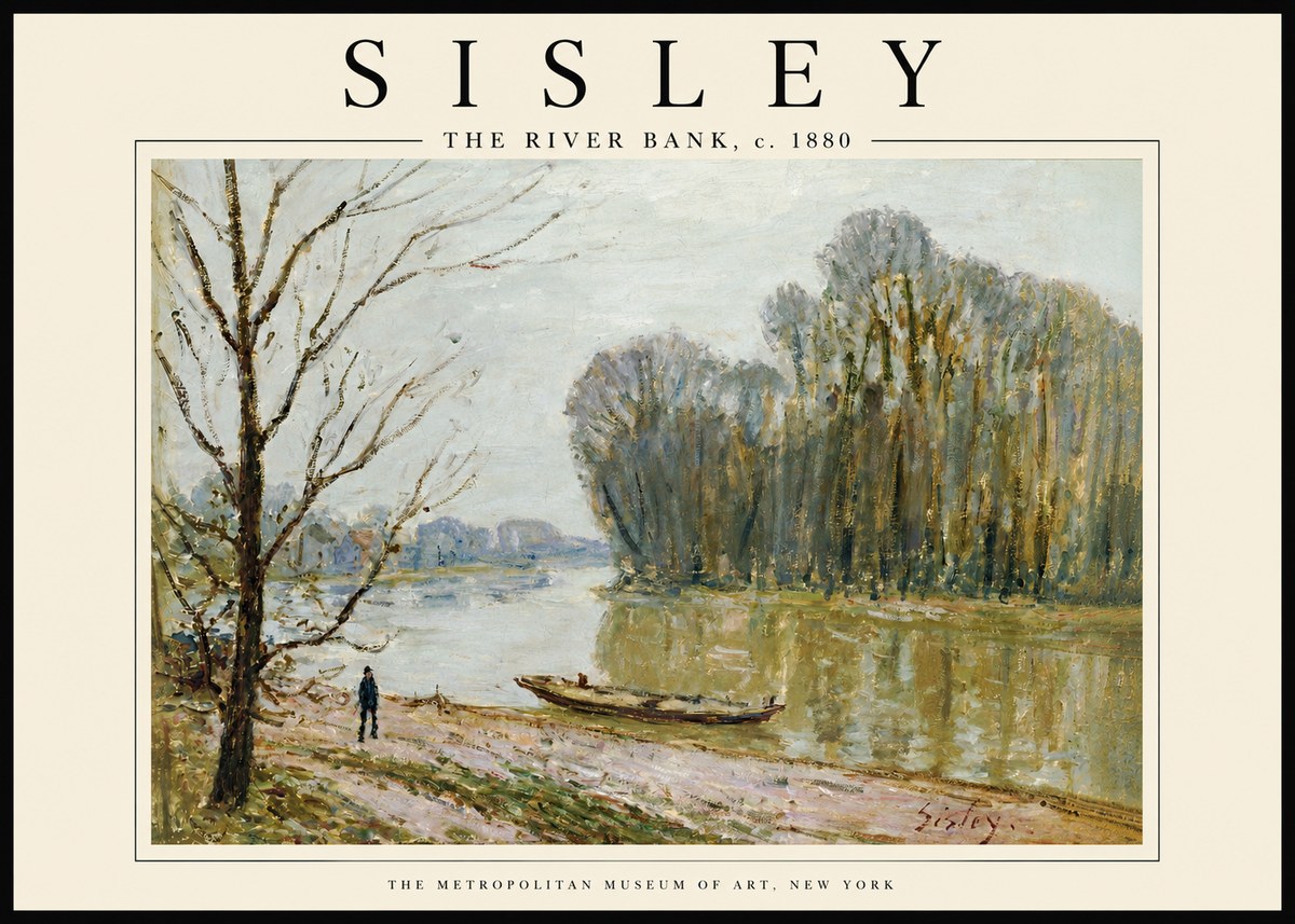 Sisley The River Bank II No5 - Póster