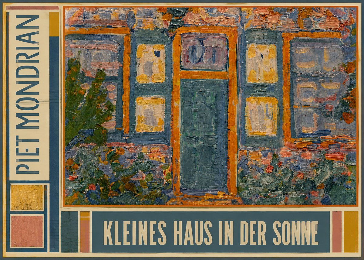 Piet Mondrian Kleines Haus in Der Sonne II No3 - Póster