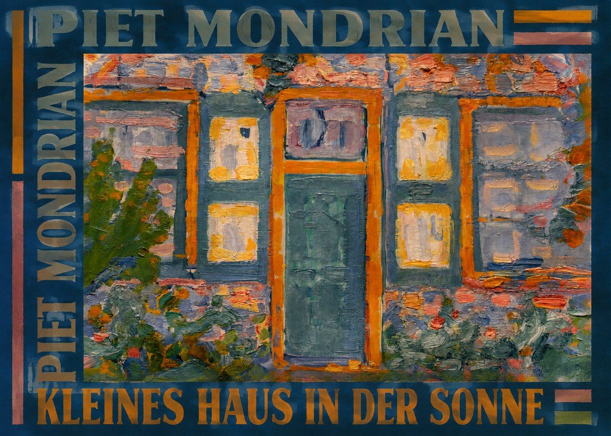 Piet Mondrian Kleines Haus in Der Sonne II No5 - Póster