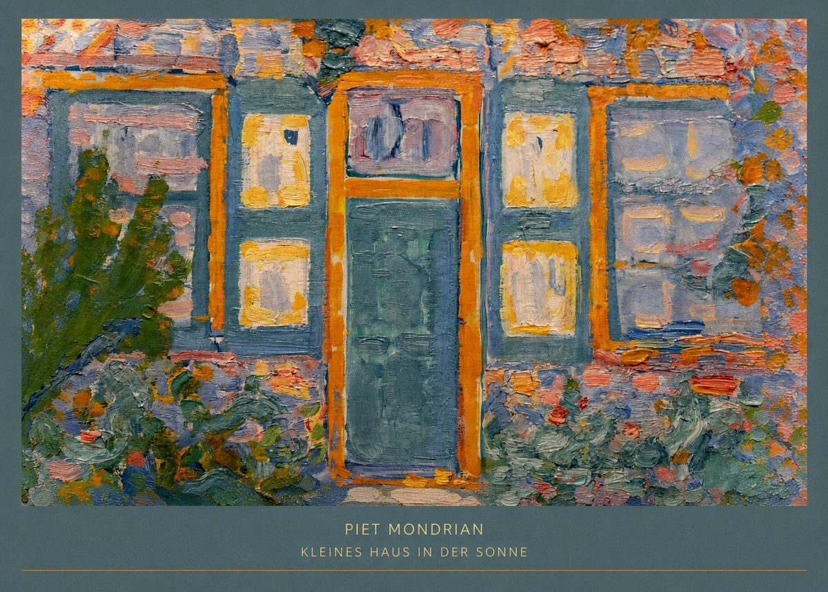 Piet Mondrian Kleines Haus in Der Sonne II No6 - Póster