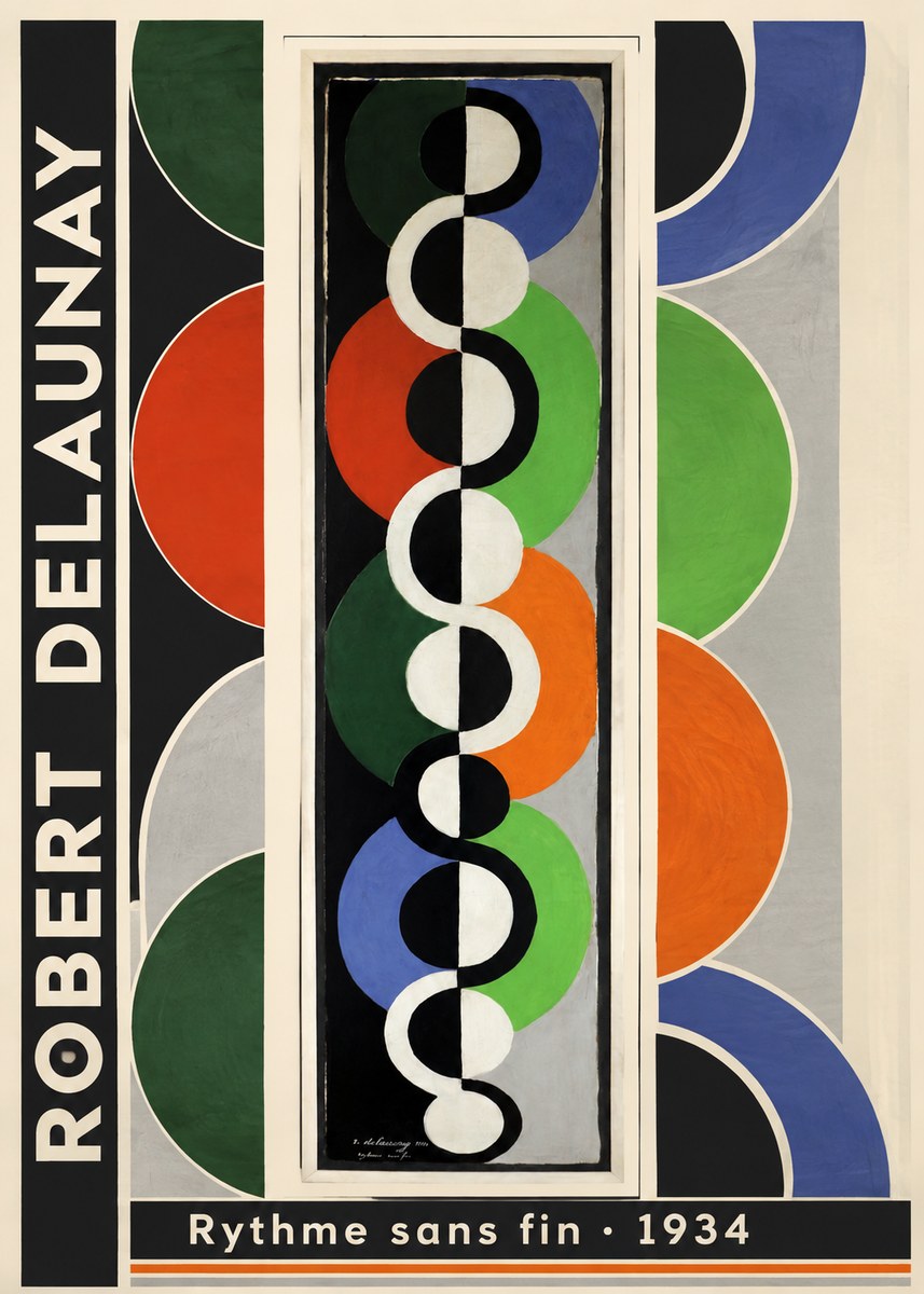 Robert Delaunay Rythme Sans Fin I No1 - Póster