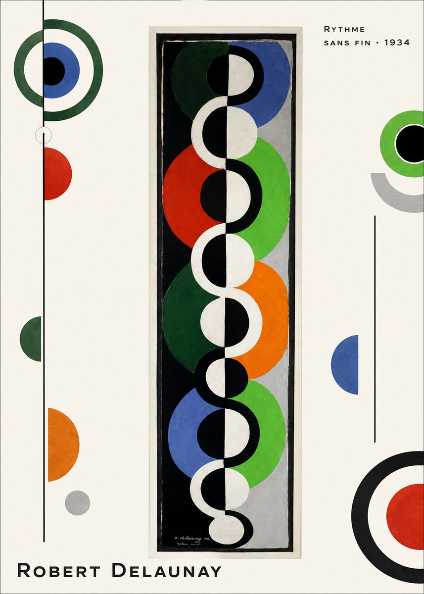 Robert Delaunay Rythme Sans Fin I No2 - Póster