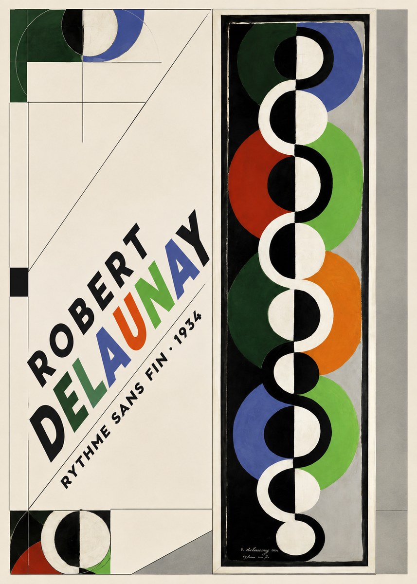 Robert Delaunay Rythme Sans Fin I No3 - Póster