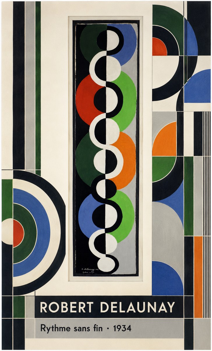 Robert Delaunay Rythme Sans Fin I No5 - Póster