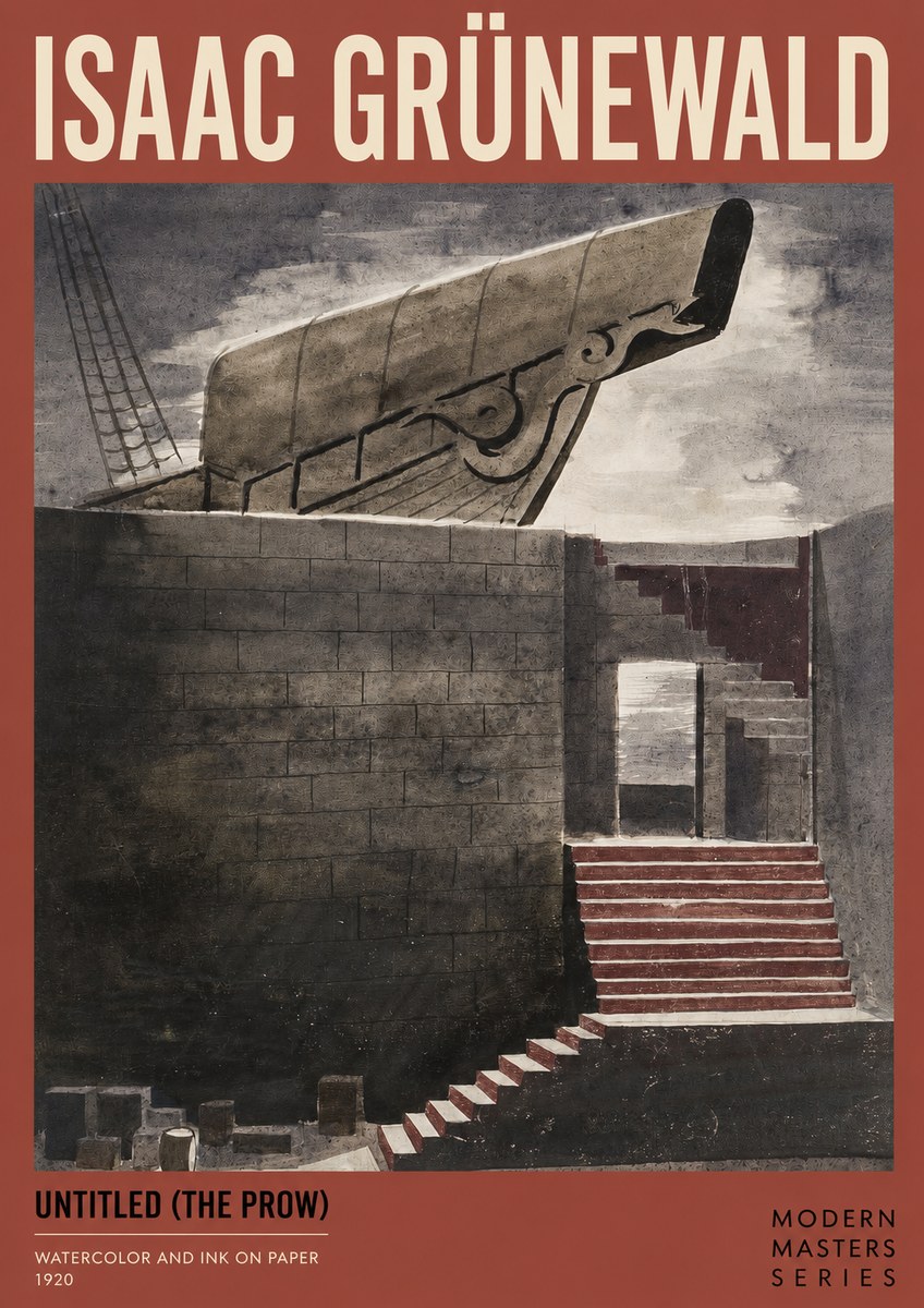 Isaac Grünewald Untitled (the Prow) No2 - Póster